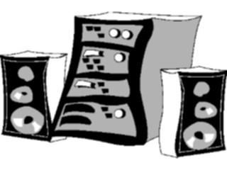Sticker Custom Preview Image #052893 Electronics Stereo System01