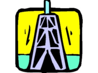 Sticker Custom Preview Image #053189 Energy Oil Derrick3