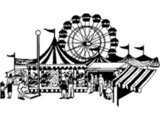 Sticker Custom Preview Image #053423 Entertainment Circus Carnival Carnival Midway