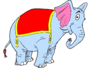 Sticker Custom Preview Image #053442 Entertainment Circus Carnival Circus Elephant02