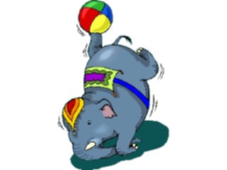 Sticker Custom Preview Image #053448 Entertainment Circus Carnival Circus Elephant08