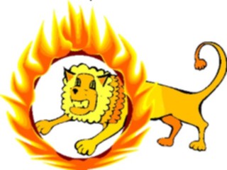 Sticker Custom Preview Image #053459 Entertainment Circus Carnival Circus Lion1