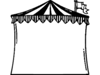 Sticker Custom Preview Image #053481 Entertainment Circus Carnival Circus Tent Frame