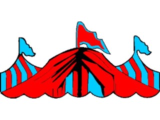 Sticker Custom Preview Image #053482 Entertainment Circus Carnival Circus Tents