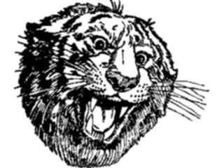 Sticker Custom Preview Image #053484 Entertainment Circus Carnival Circus Tigers Head
