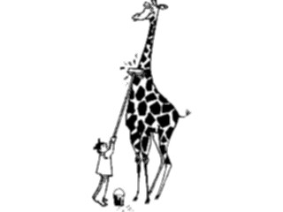 Sticker Custom Preview Image #053488 Entertainment Circus Carnival Cleaning Giraffe