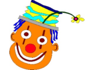 Sticker Custom Preview Image #053492 Entertainment Circus Carnival Clown04