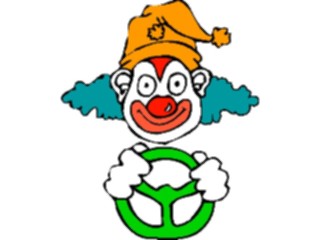 Sticker Custom Preview Image #053578 Entertainment Circus Carnival Clownat Wheel