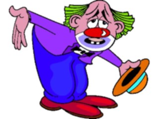 Sticker Custom Preview Image #053588 Entertainment Circus Carnival Clown Bowing