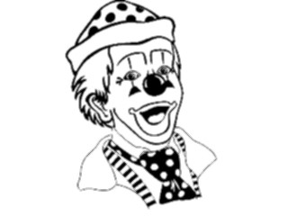 Sticker Custom Preview Image #053595 Entertainment Circus Carnival Clown Face01