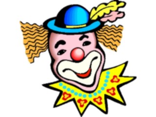 Sticker Custom Preview Image #053604 Entertainment Circus Carnival Clown Face10