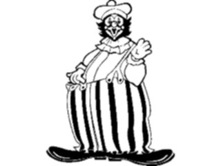 Sticker Custom Preview Image #053607 Entertainment Circus Carnival Clown Fat