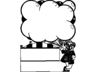 Sticker Custom Preview Image #053613 Entertainment Circus Carnival Clown Frame3