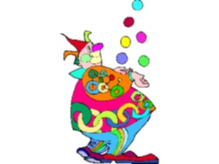 Sticker Custom Preview Image #053631 Entertainment Circus Carnival Clown Juggling06