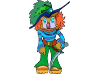 Sticker Custom Preview Image #053650 Entertainment Circus Carnival Clown Pirate