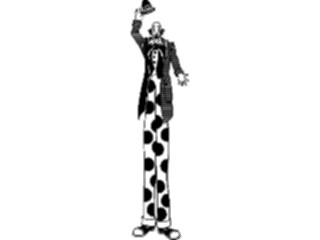 Sticker Custom Preview Image #053667 Entertainment Circus Carnival Clown Tall1