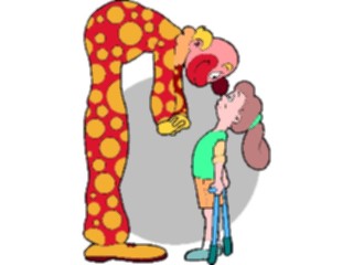 Sticker Custom Preview Image #053668 Entertainment Circus Carnival Clown Tall2