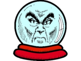 Sticker Custom Preview Image #053756 Entertainment Circus Carnival Crystal Ball Evil