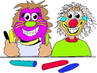 Sticker Custom Preview Image #053764 Entertainment Circus Carnival Face Painting