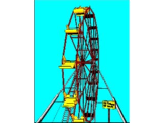 Sticker Custom Preview Image #053765 Entertainment Circus Carnival Ferris Wheel1