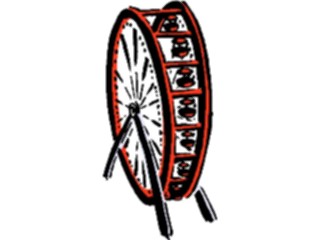 Sticker Custom Preview Image #053767 Entertainment Circus Carnival Ferris Wheel3