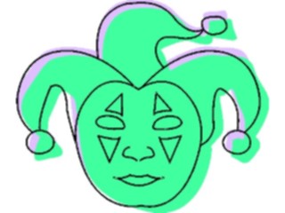 Sticker Custom Preview Image #053810 Entertainment Circus Carnival Jester32