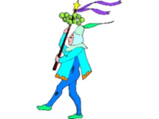 Sticker Custom Preview Image #053812 Entertainment Circus Carnival Jester34