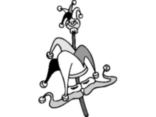 Sticker Custom Preview Image #053814 Entertainment Circus Carnival Jester Accessories