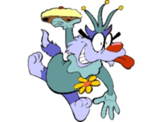 Sticker Custom Preview Image #053821 Entertainment Circus Carnival Jester Cat04