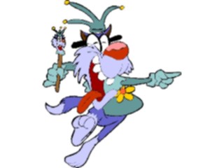 Sticker Custom Preview Image #053827 Entertainment Circus Carnival Jester Cat10