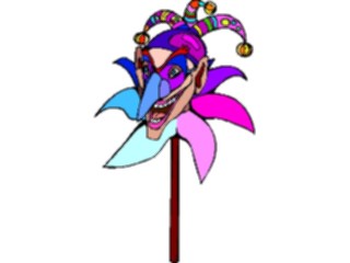 Sticker Custom Preview Image #053857 Entertainment Circus Carnival Jesters Scepter2