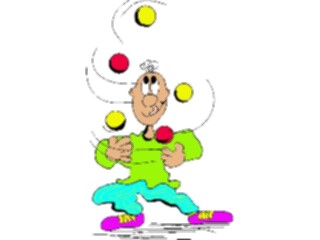 Sticker Custom Preview Image #053859 Entertainment Circus Carnival Juggler1