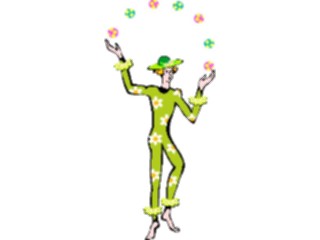 Sticker Custom Preview Image #053861 Entertainment Circus Carnival Juggler3