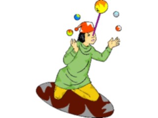 Sticker Custom Preview Image #053864 Entertainment Circus Carnival Juggler6