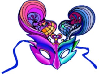 Sticker Custom Preview Image #053882 Entertainment Circus Carnival Mask07
