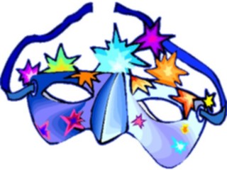 Sticker Custom Preview Image #053884 Entertainment Circus Carnival Mask09