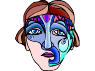 Sticker Custom Preview Image #053886 Entertainment Circus Carnival Mask11