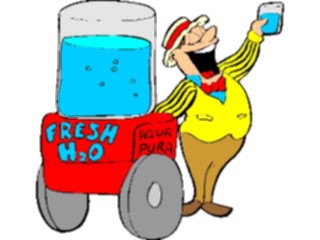 Sticker Custom Preview Image #053972 Entertainment Circus Carnival Vendor Water