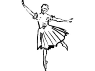 Sticker Custom Preview Image #054015 Entertainment Dance Brush Stroke Dancer43