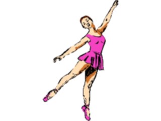 Sticker Custom Preview Image #054016 Entertainment Dance Brush Stroke Dancer44