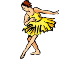 Sticker Custom Preview Image #054019 Entertainment Dance Brush Stroke Dancer47