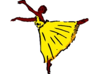 Sticker Custom Preview Image #054025 Entertainment Dance Brush Stroke Dancer53