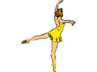Sticker Custom Preview Image #054026 Entertainment Dance Brush Stroke Dancer54