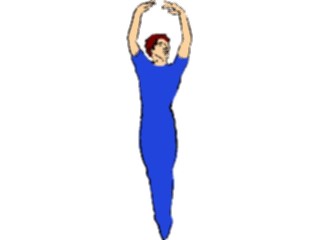 Sticker Custom Preview Image #054029 Entertainment Dance Brush Stroke Dancer57