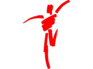 Sticker Custom Preview Image #054039 Entertainment Dance Brush Stroke Dancer67