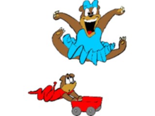 Sticker Custom Preview Image #054110 Entertainment Dance Images Ballet Bears3