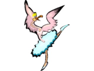 Sticker Custom Preview Image #054112 Entertainment Dance Images Ballet Flamingo