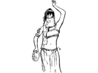 Sticker Custom Preview Image #054121 Entertainment Dance Images Belly Dancer1