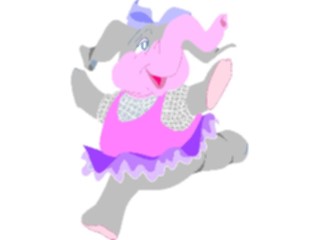 Sticker Custom Preview Image #054186 Entertainment Dance Images Dancer Elephant