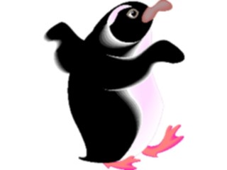 Sticker Custom Preview Image #054191 Entertainment Dance Images Dancer Penguin1